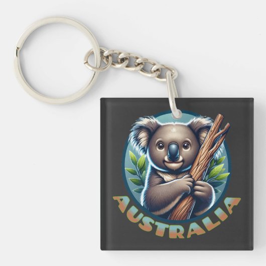 Porte-clés Koala d'Australie (Devant)