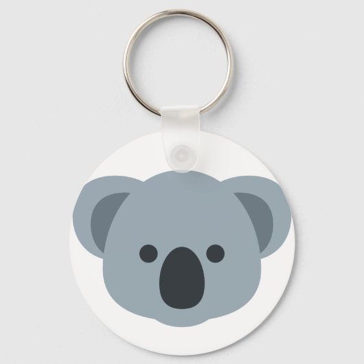 Porte-clés Koala emoji (Recto)