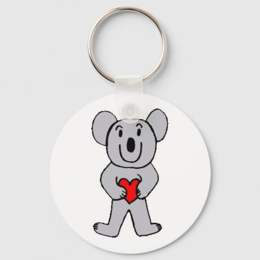 Porte-clés Koala en Porte - clé amoureux (Recto)