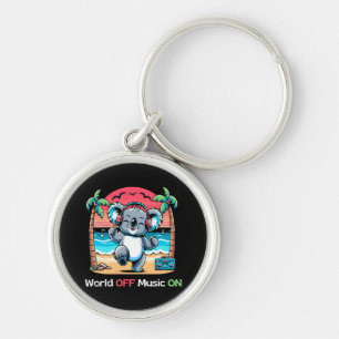 Porte-clés Koala vibre sur la plage