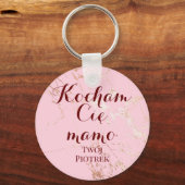 Porte-clés Kocham Ciconnecmamo Je t'aime maman en Pologne (Recto)