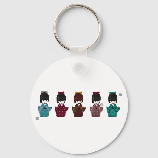 Porte-clés kokeshi (Recto)