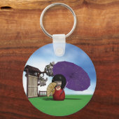Porte-clés Kokeshi Doll (Recto)