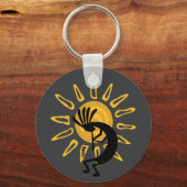 Porte-clés Kokopelli Gold Sun Porte - clé sud-ouest (Recto)
