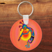 Porte-clés Kokopelli Lizard Sun (Recto)