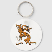 Porte-clés Kokopelli Merrymaker Notes musicales (Recto)