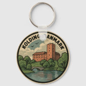 Porte-clés Kolding Denmark Castle (Verso)