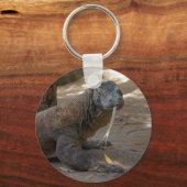 Porte-clés Komodo Dragon Licking (Recto)