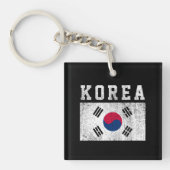 Porte-clés Korea Flag (Devant)