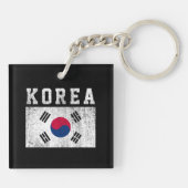Porte-clés Korea Flag (Dos)