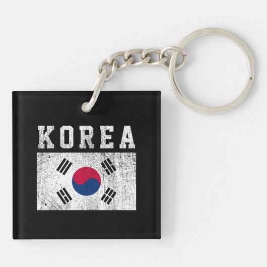 Porte-clés Korea Flag (Dos)