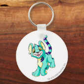 Porte-clés Kougra bleu (Recto)