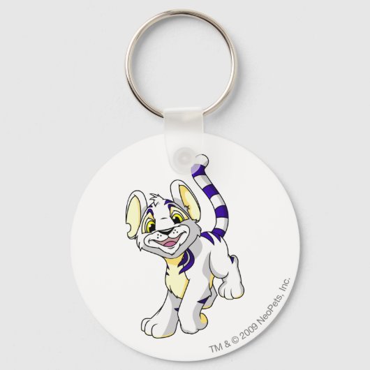 Porte-clés Kougra White (Recto)