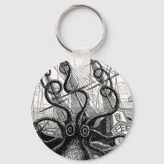 Porte-clés Kraken mangeant un voilier