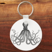 Porte-clés Kraken - Octopus géant noir / Cthulu (Recto)