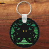 Porte-clés Kraken Retro Eau verte (Recto)