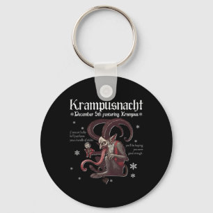 Porte-clés Krampusnacht Noël Monstre Krampus Amant Fête