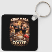 Porte-clés Krav Maga et Café (Dos)