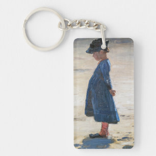 Porte-clés Kroyer - Petite fille debout sur Skagen Beach