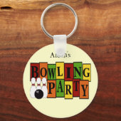 Porte-clés KRW Custom Bowling fête d'anniversaire (Recto)