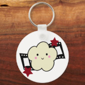Porte-clés KRW Movie Popcorn Kawaii Keychain (Recto)