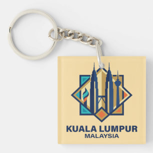 Porte-clés Kuala Lumpur Malaisie Asie du Sud-Est