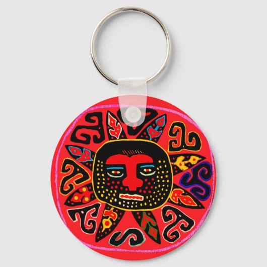 Porte-clés Kuna Tribal Del Sol (Recto)