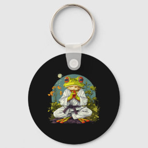 Porte-clés Kung Fu Frog Nature Taekwondo Kickboxing Grenouill