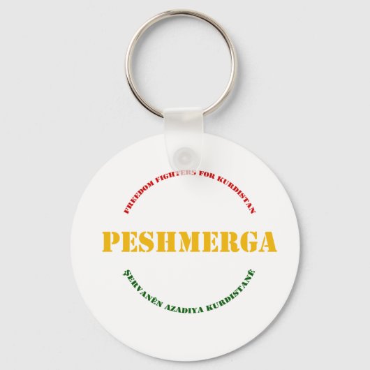 Porte-clés KURDISTAN Peshmerga Freedom Warrier (Recto)