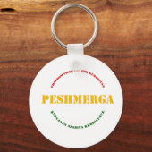 Porte-clés KURDISTAN Peshmerga Freedom Warrier (Recto)