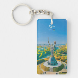 Porte-clés Kyiv, Ukraine - Monument de la Mère Ukraine Élancé