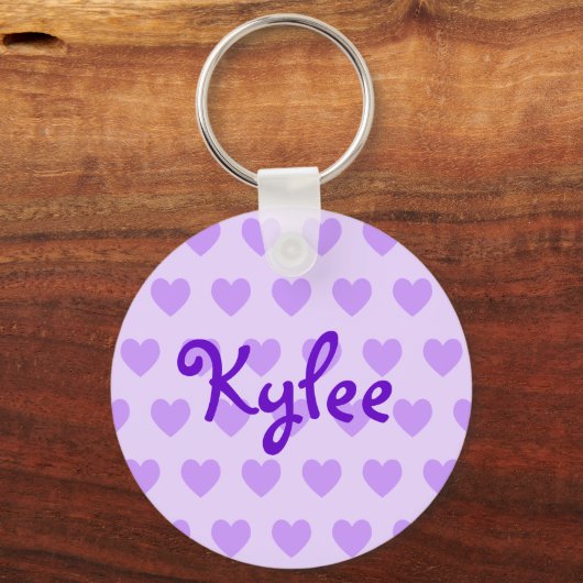 Porte-clés Kylee en violet (Recto)