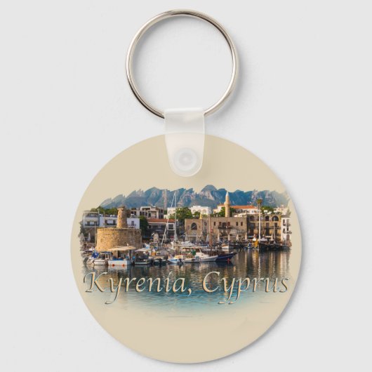 Porte-clés Kyrenia, Chypre : Port (Recto)