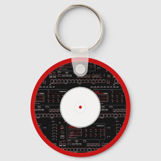 Porte-clés L’électricité de ce Étiquette blanc ! (Recto)