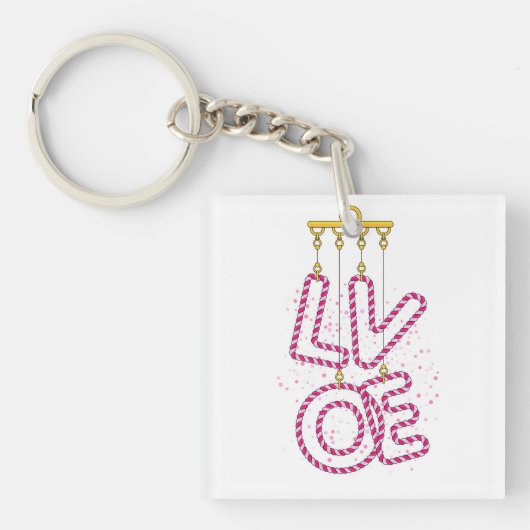 PORTE-CLÉS L O V E (Devant)