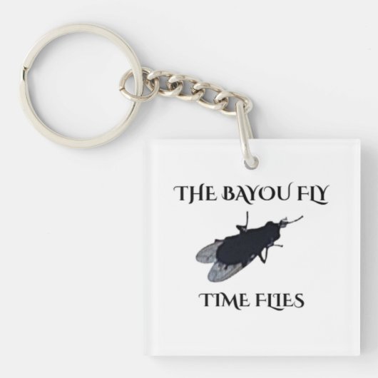 Porte-clés La baie originale Fly Time Flies (Devant)