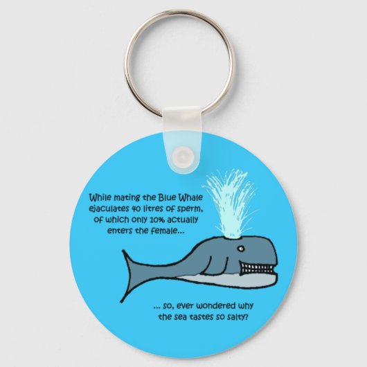 Porte-clés La baleine bleue... (Recto)