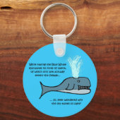 Porte-clés La baleine bleue... (Recto)