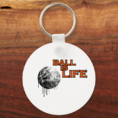 Porte-clés La balle est la vie (Recto)