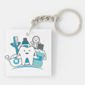 Porte-clés La bande propre de dents (Dos)