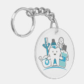 Porte-clés La bande propre de dents (Devant gauche)