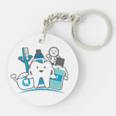 Porte-clés La bande propre de dents (Dos)