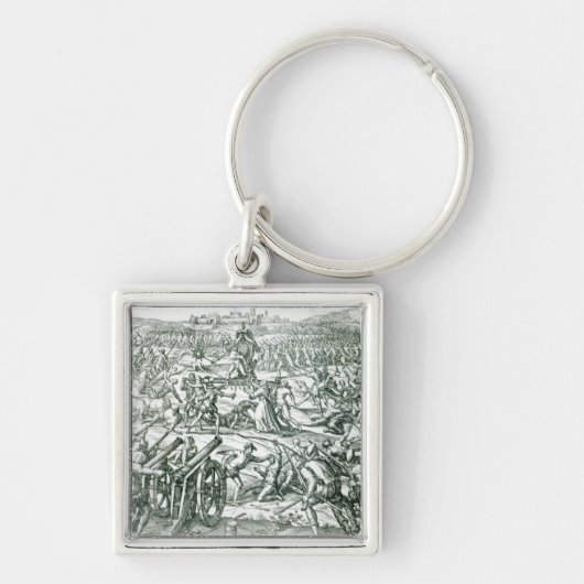 Porte-clés La bataille de Cajamarca, 1532 (Devant)