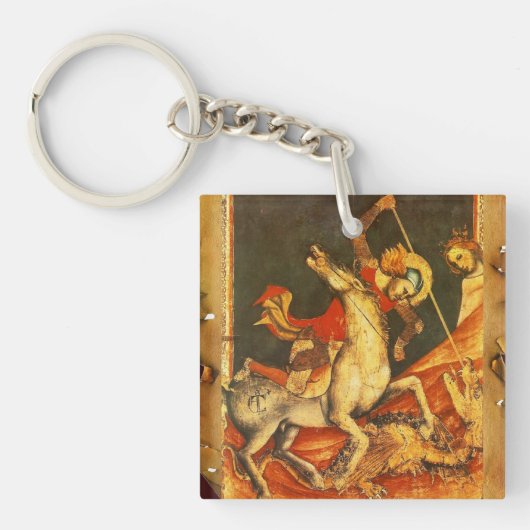 Porte-clés La bataille de Saint George avec le Dragon (Devant)
