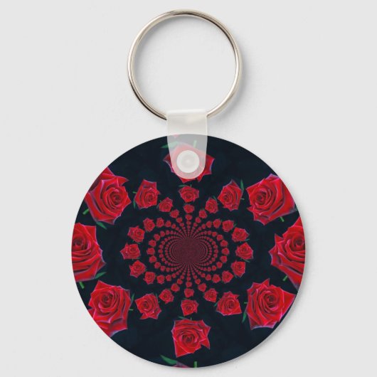 Porte-clés La beauté des Roses : Imaginaire floral (Recto)