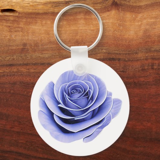 Porte-clés La beauté fragile d'un Rose (Verso)