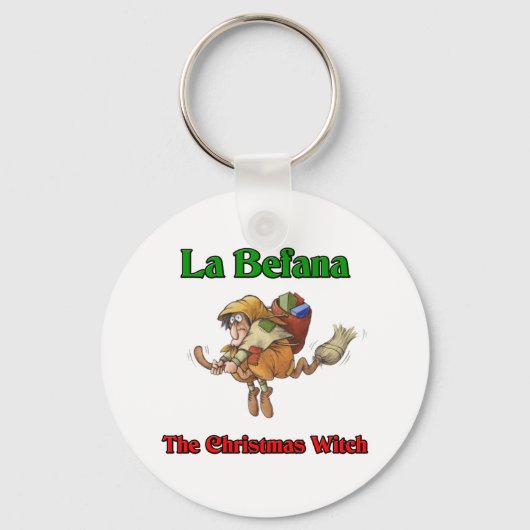 Porte-clés La Befana La Sorcière De Noël.. (Recto)