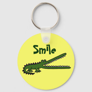 Porte-clés La BG porte - clé de sourire drôle de crocodile