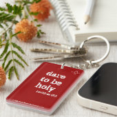 Porte-clés La bible cite inspiré (Devant droit)