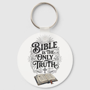 Porte-clés La Bible est le seul T-Shirt chrétien de vérité
